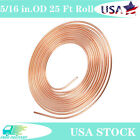 Steel Zinc Copper Nickel Brake Line Tubing Kit 5/16 OD 25 Ft Coil Roll Universal