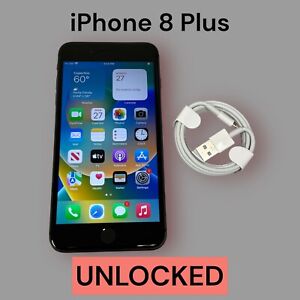 Apple iPhone 8 Plus - 64GB - Space Gray (Unlocked) AT&T T-Mobile Verizon