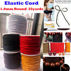 1 Roll Elastic string for Bracelets,Necklace,Beading and Sewing 25Yard 1mm Round