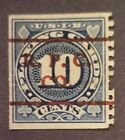 RARE 1924 US Revenue Playing Cards stamp Scott # rf19 10c  Used