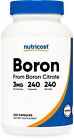 Nutricost Boron 3mg Supplement, 240 Vegetarian Capsules, 240 Servings