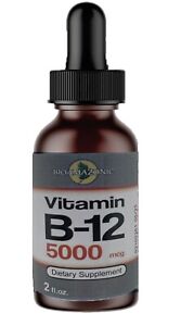 vitamin B-12 xtra strengh Liquid Energy Health 2 oz 5000 MCG 100% NATURAL