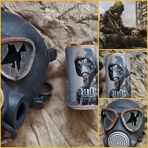 STALKER mask pen holder can Russia  army  shirt   Ukraine War  Chernobyl