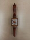 New ListingVINTAGE Lucky Lager draft beer tap handle Wooden 2 Sided 1950's 1960's