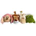 Kong Cozies Play Pack Dog Toys, 4-Pack Squeaker plush soft extra strength