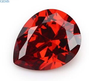 13x18 mm AAAAA Natural Red Ruby 16.66 ct Pear Diamonds Cut VVS Loose Gemstone