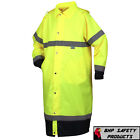 RRWC3110 High Visibility Reflective Waterproof Safety Rain Coat Jacket Hood 48