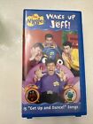 The Wiggles Wake Up Jeff VHS, 2001, Blue Clam Shell 15 Songs Tested Works Well
