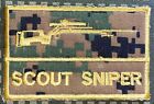USMC Woodland Marpat Scout Sniper Patch Hook New A860