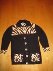 Sweater Size M Medium Storybook Knits Cat Cats Tiger Stripe (SW19)