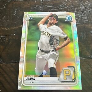 2020 Bowman Chrome Draft Refractor JARED JONES BD-70 PIRATES QTY AVAILABLE