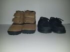 Gymboree Boys Toddler Size 6 Brown Boots and Black Dress Shoes Lot