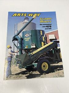 Arts-Way Grinder Mixer 475 500 Sales Brochure Vintage Photos Farming Agriculture