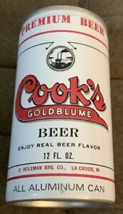 Cook's Goldblume Beer Can G Heileman 4 Cities