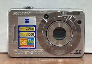 Sony Cyber-Shot DSC-W55 7.2 Mega Pixels 3x Optical Zoom Compact Digital Camera