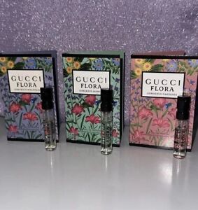 Gucci Flora Gorgeous Magnolia, Gucci Gorgeous Jasmine & Gorgeous Gardenia Vials