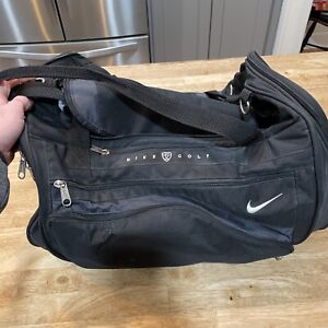 Nike Golf Duffel Bag Carry On Shoe Carrier Black Shoulder Strap