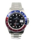 Rolex GMT-Master II Pepsi Stainless Steel Watch 16710