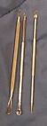 Lot of 3 Clay Sculpting Cutting Shaping Pottery Tools