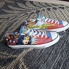 Converse Wonder Woman DC Superhero Chuck Taylor Low Top Shoes Womens 10 Mens 8