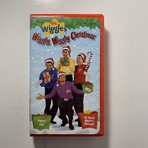 THE WIGGLES ~ WIGGLY, WIGGLY CHRISTMAS ~ VHS, 2000 ~ 19 SONGS