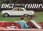 New ListingOriginal 1963 Mercury Comet, Comet Custom and Comet S-22 Dealer Sales Brochure