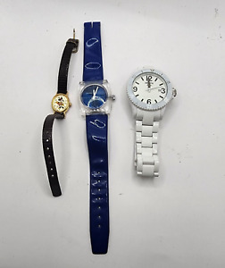 Women's Watch Bundle Lot Not Working For Parts Disney Invicta Lucerne