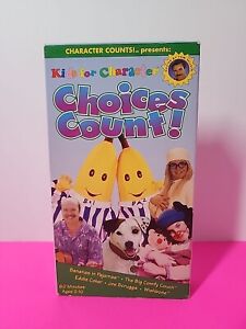 Kids for Character: Choices Count (VHS, 1997) Big Comfy Couch Bananas In Pajamas