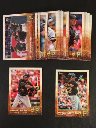 2015 Topps Pittsburgh Pirates Team Set Series 1 2 Update 36 Cards