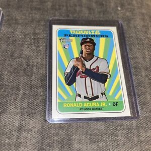 Ronald Acuna Jr. RC 2018 Topps Heritage Rookie Performers Insert QTY