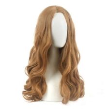 M3GAN Cosplay Wig Women Brown Long Wavy Hair AI Doll Robots Megan Wigs