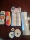 (18) /RECEIPT PAPER ROLLS plus 4 used MUST SEE PIC'S TO SEE ALL0