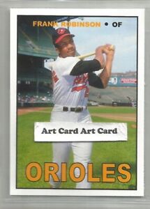 Frank Robinson Baltimore Orioles 2022 Baseball Art Card