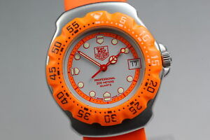 [N MINT] TAG Heuer Professional Formula1 373.513 Orange Men's Quartz From JAPAN