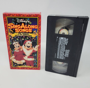 Disneys Sing Along Songs - The Twelve Days of Christmas (VHS, 1997) Vol 12