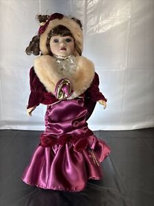 New ListingVictorian Rose Collection 16” Porcelain Doll Melissa Jane Vintage 1997