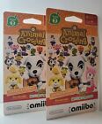 Animal Crossing Amiibo Card Pack Series 2 Lot Of 2 Packs NIP 6 Cards Per Pack