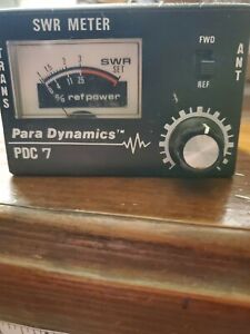 Vintage Para Dynamics PDC 7 SWR Meter. FREE SHIP FROM OHIO!