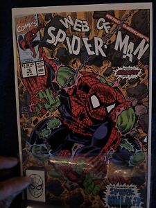 Web Of Spider-Man #70 1st Appearance Of Spider-Hulk 1990 NM-