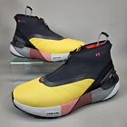 Under Armour HOVR Phantom 3 Shoes Warm 200G Black Yellow Insulated Mens Size 10
