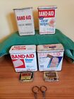 New ListingLot Of Vintage Vintage Medical Band-Aid Bayer Metal Tin Boxes cork screw
