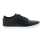 Lacoste Minzah 319 1 P CMA Mens Black Leather Lifestyle Sneakers Shoes