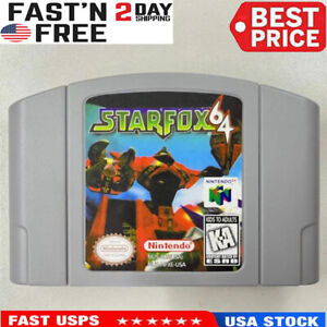 STAR FOX 64 Video Game Cartridge Console Card For Nintendo N64 USA Version