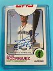 2022 Topps Heritage Baseball Rookie Autograph Julio Rodriguez RC ROA-JR Auto