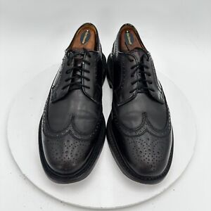 Florsheim Imperial Men Size 6.5D Dark Brown Leather Wingtip Brogue Lace Up Shoe