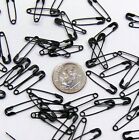 Small BLACK Safety Pins,  Iron ~ 3/4