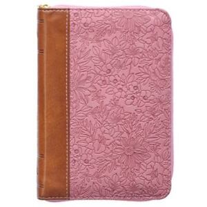 KJV Holy Bible, Mini Pocket Size, Faux Leather Red Letter Edition - Ribbon Ma...