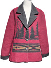 Wooded River Vintage Southwestern Indian Blanket Cowgirl Coat Large