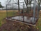 dog outdoor heavy duty chain link fence kennel enclosure