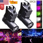 2PCS 50W RGBW LED Stage Lighting Beam DMX Show Party Disco DJ Pinspot Light